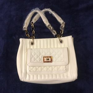 ALDO white tote bag